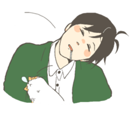 Cat and I. sticker #9352842