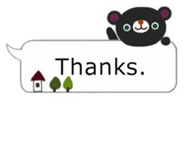 sticker of the balloon bear1/New sticker #9353213