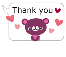 sticker of the balloon bear1/New sticker #9353214