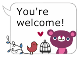 sticker of the balloon bear1/New sticker #9353218