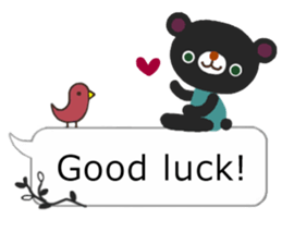 sticker of the balloon bear1/New sticker #9353222