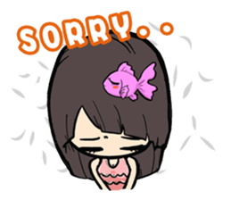 GOGOGO~ Little fish girl! sticker #9353341