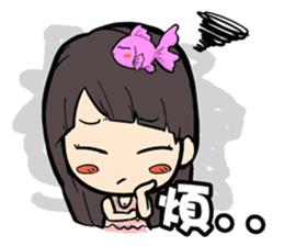 GOGOGO~ Little fish girl! sticker #9353354