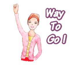 Come On Girls(Revision)-English sticker #9353572