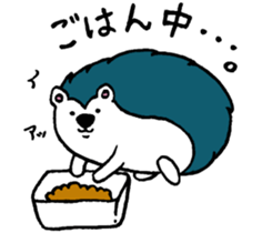 Clever and cute Hedgehog 2 sticker #9353936
