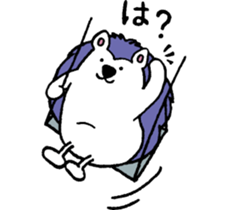 Clever and cute Hedgehog 2 sticker #9353949