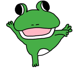 Be born as a frog 3 sticker #9354569