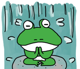 Be born as a frog 3 sticker #9354586