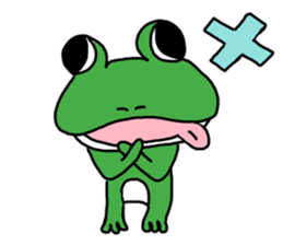 Be born as a frog 3 sticker #9354603