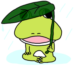 Be born as a frog 3 sticker #9354604