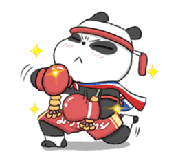 Muay Thai Panda1 (Eng) sticker #9354851