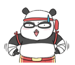 Muay Thai Panda1 (Eng) sticker #9354853