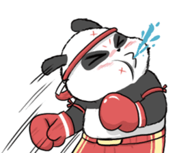 Muay Thai Panda1 (Eng) sticker #9354867