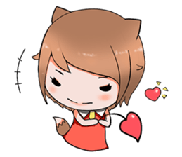 Fox girl 02.5 sticker #9354816