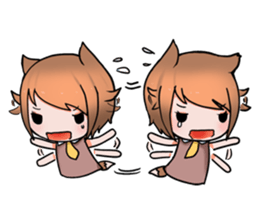 Fox girl 02.5 sticker #9354821