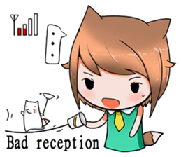 Fox girl 02.5 sticker #9354822