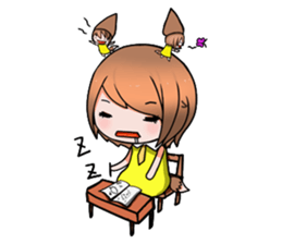 Fox girl 02.5 sticker #9354839