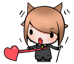 Fox girl 02.5 sticker #9354846