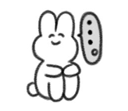 me rabbit sticker #9356209