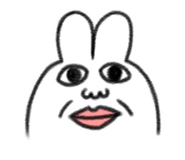 me rabbit sticker #9356213