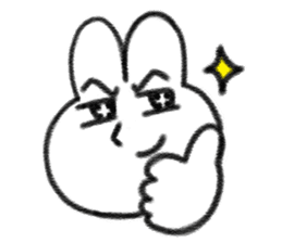 me rabbit sticker #9356223