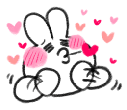 me rabbit sticker #9356225