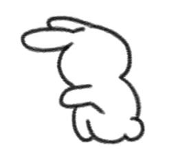 me rabbit sticker #9356230