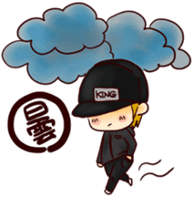 Cat King x MoMo 2 sticker #9356354