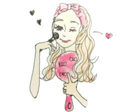 The Day of a Girl sticker #9356410