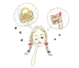 The Day of a Girl sticker #9356415