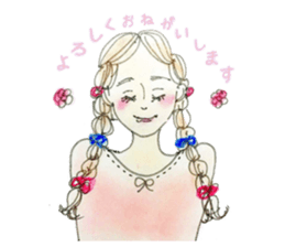 The Day of a Girl sticker #9356419