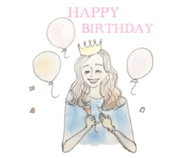 The Day of a Girl sticker #9356427