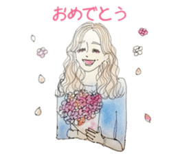 The Day of a Girl sticker #9356431