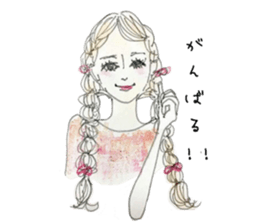 The Day of a Girl sticker #9356432