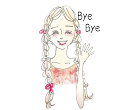 The Day of a Girl sticker #9356438