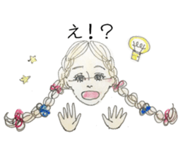 The Day of a Girl sticker #9356440