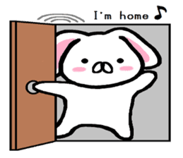 Vague answer lop-eared rabbit TAREMIN! sticker #9356765