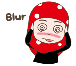 Cute Muslim girl, her name is LAILA. sticker #9357550