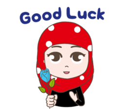 Cute Muslim girl, her name is LAILA. sticker #9357560