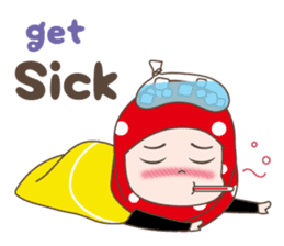 Cute Muslim girl, her name is LAILA. sticker #9357566