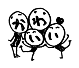 The face of the words sticker #9357610