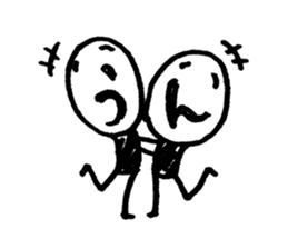 The face of the words sticker #9357612