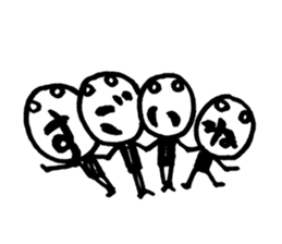 The face of the words sticker #9357615