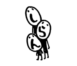 The face of the words sticker #9357664