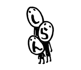 The face of the words sticker #9357664