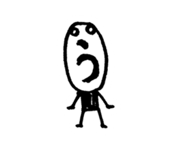 The face of the words sticker #9357668