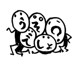 The face of the words sticker #9357671