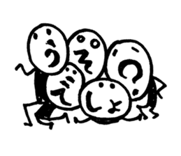 The face of the words sticker #9357671