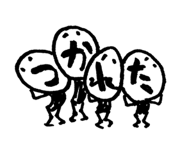 The face of the words sticker #9357677