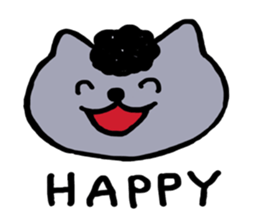 Hair Animal sticker #9357805